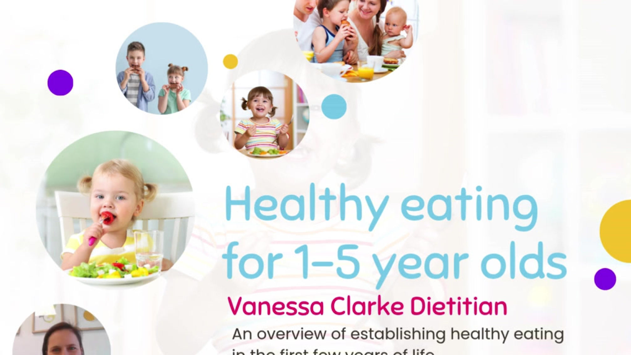 Healthy eating for 1-5 year olds